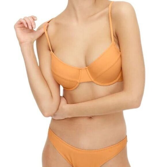 J. Crew 1993 Underwire Surf Hipster Bikini in Black 36A Large NWT - Picture 5 of 9
